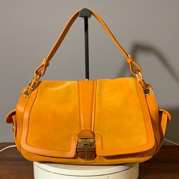 Jimmy Choo Suede Slouchy Bag - Picture 1 of 17
